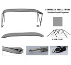 3-BOW Stainless Steel Bimini Top Compatible With Larson Lsr 2100 I/o 2013-2016 New. Price: $572.54.