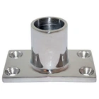 Whitecap 1" O.d. 90 Rectangle Base Ss Rail Fitting 6141C Upc 725060614119 New. Price: $32.69.