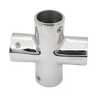 Marine Grade Heavy Duty Stainless Steel 316 Cast Boat Hand Rail Fitting 4 Way... New. Price: $45.10.