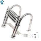 Pontoon 4 Step Stainless Steel Telescoping Boat Folding Deck Ladder Swim New. Price: $115.98.