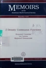 I-density Continuous Functions Krzysztof Ciesielski, Lee Larson, 2499200 Gut. Price: $31.44.