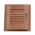 Whitecap Teak Louvered Door & Frame, Left Hand, 12" X (11" Cutout) New. Price: $108.42.
