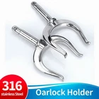 2X Boat 316 Stainless Steel Rowlock Side Mount Line Oarlock Socket Marine Yacht New. Price: $17.03.