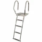 Pontoon Boat Under Platform Ladder MMI316-019827 Slide-out 4-STEP Ss New. Price: $202.18.