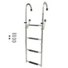 Lablt Stainless Steel Anti Slip 2 Step Folding Telescoping Ladder Dock New. Price: $62.86.