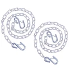 3/16 X 48 Grade 30 Steel Boat Trailer Safety Chain With Spring Clip Hooks 3500 New. Price: $25.70.