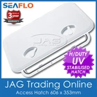 Seaflo White Access Hatch & Lid 606 X 353MM - Boat/marine/caravan/rv/storage Brand. Price: $74.80.