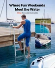 Dock Ladder 4 Step Removable Aluminum Pontoon Boat Swim 500LBS New. Price: $111.99.