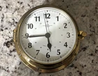 Vintage Wempe Chronometerwerke Hamburg Germany Quartz Marine Brass Ships Clock. Price: $125.00.
