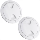 Five Oceans 5" Round Marine Access Hatch 2PACK, Uv Abs White Detachable Cover New. Price: $53.13.
