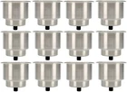 12 Pack Stainless Steel Cup Drink Holder With Drain For Marine Boat Rv Camper New. Price: $60.99.