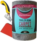 Sturdyshape 13FT X 12IN Boat Trailer Bunk Carpet Kit Marine Grade Gray 25OZ New. Price: $37.45.