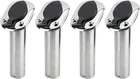 4 Pack 30 Degree Boat Fishing Rod Holder W/ Rubber Cap Marine Stainless Truck Rv New. Price: $39.99.