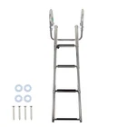 4 Step Stainless Steel Telescoping Boat Ladder With Pedal Hand Railing Us New. Price: $69.83.