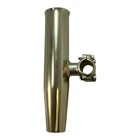 West Marine 3737848, Aluminum Horizontal Clamp-on Rod Holder 3/4" (gold) New. Price: $44.99.