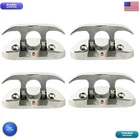 Amarine Made 4-PACK 4-1/2 Stainless Folding Cleat Flip-up Dock New. Price: $77.61.
