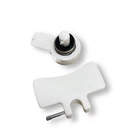 Jim Black Boat Deck Hatch Replacement Handle Kit Arctic White 595-HNDL Aw New. Price: $19.95.