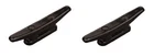 Sea Dog Line 043030-1 Heavy Duty Black Molded Nylon Open Base Cleat 2-PACK New. Price: $12.95.
