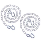 Grade 30 Steel Boat Trailer Safety Chain With Spring Clip Hooks 3/16" X 48" New. Price: $26.97.