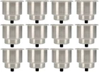 12 Pack Stainless Steel Cup Drink Holder With Drain For Marine Boat Rv Camper New. Price: $59.99.