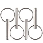 4 Pack Small Quick Release Pin, Diameter 3/16", Usable Length 0.95", One Size New. Price: $12.59.