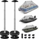2PACK Adjustable Boat Cover Support Poles 28-56" With Heavy-duty Straps & Sandba New. Price: $81.99.