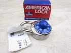 New American A400K Combination Stainless Steel Block Guard Blue Dial. Price: $10.95.