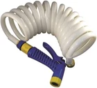 Brand New Marine Boat Coiled Washdown Hose With Nozzle 1/2 X 25 7-0423. Price: $36.99.