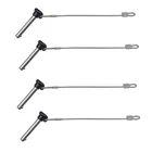Mizugiwa Boat Bimini Top Pins 3/16 Inch,black Nylon Silver-quick Release New. Price: $14.49.