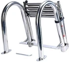 4 Step Pontoon Boat Ladder Foldable Stainless Steel Marine Deck W/ Pedal New. Price: $140.99.