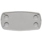 Blue Wave Boat Rectangular Table 32 X 15 3/8 Inch Glossy Gray New. Price: $81.30.