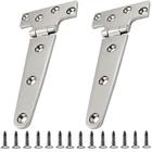 Laorde 316 Stainless Steel Hinges Marine Grade 6'' 5.9 X 2.8 0.18, Silver New. Price: $33.72.