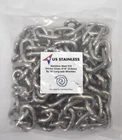 Us Stainless Steel 316 Anchor Chain 5.5MM 3/16" X 10' Long Shackles Marine Grade New. Price: $69.99.