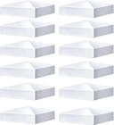 12 Pcs Pyramid White Pvc Vinyl Post Top Caps, Fence And Deck Fo New. Price: $39.99.
