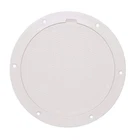 Beckson Pry-out Deck Plate 6" With Diamond Center White #DP65-W New. Price: $37.85.