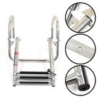 3 Steps Telescoping Boat Ladder Stainless Steel For Yacht Swimming Pool New. Price: $78.33.