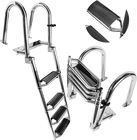 Heavy Duty 4-STEP Telescoping Boat Ladder With Handrails & Wide Steps New. Price: $321.99.