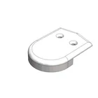 Taco Marine 2 Rub Rail End Cap F90-0001WN (pair) White Plastic New. Price: $29.95.
