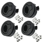 Wjskdq 4PCS Boat Slam 2'' Flush Pull Latches Round Plastic F... New. Price: $36.97.