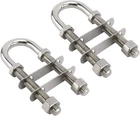 Yaemarine 2-PACK 1/2" Stainless Steel Boat Stern Bow Eye Tie Down U New. Price: $23.96.