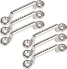 6PCS Stainless Steel Bimini Top Strap Pad Eye Footman's Loop Kayak Tie Down New. Price: $15.99.