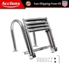 4 Step Stainless Steel Telescoping Boat Ladder Foldable With Pedal Hand Armrest New. Price: $119.64.