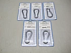 Set Of (5) Sea-dog Electro Galvanized Snap Hook 156100-1 New. Price: $16.95.