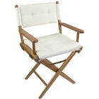Whitecap Director's Chair W/cream Cushion - Teak New. Price: $664.43.