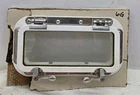 # PW512 New Found Metals Tri-matrix Rectangular Self Sealing Portlight 5" 12" Used. Price: $125.00.