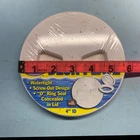 Nos Marpac Marine 4" Screw Out Deck Plate ( 7-0621 ) White New. Price: $13.99.
