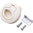 Slam Latch Round Pull AL-958W-3 Off-white 1/2" Door Non-locking New. Price: $18.89.