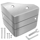 Upgraded Pontoon Boat Deck Corner Caps Protection 90 Right Angle 3.07X3.07 In New. Price: $55.26.