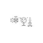 89513 Sea-dog Swivel Eye Plate W/ Ring, A:2", B:1-9/16", C:1-3/8", D:1" New. Price: $16.16.