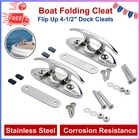Thorn Boat Folding Cleat, Flip Up 4-1/2" Dock Cleats Marine Stainless Steel 2PCS New. Price: $43.13.